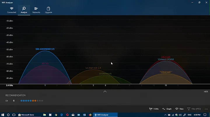 Wifi analyzer in Windows 10 Store great app to troubleshoot problems - DayDayNews