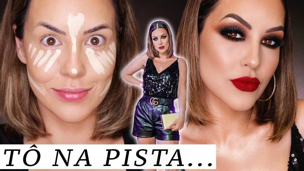 SE ARRUME COMIGO REAL PRA BALADA - OLHÃO PRETO GLITERINADO