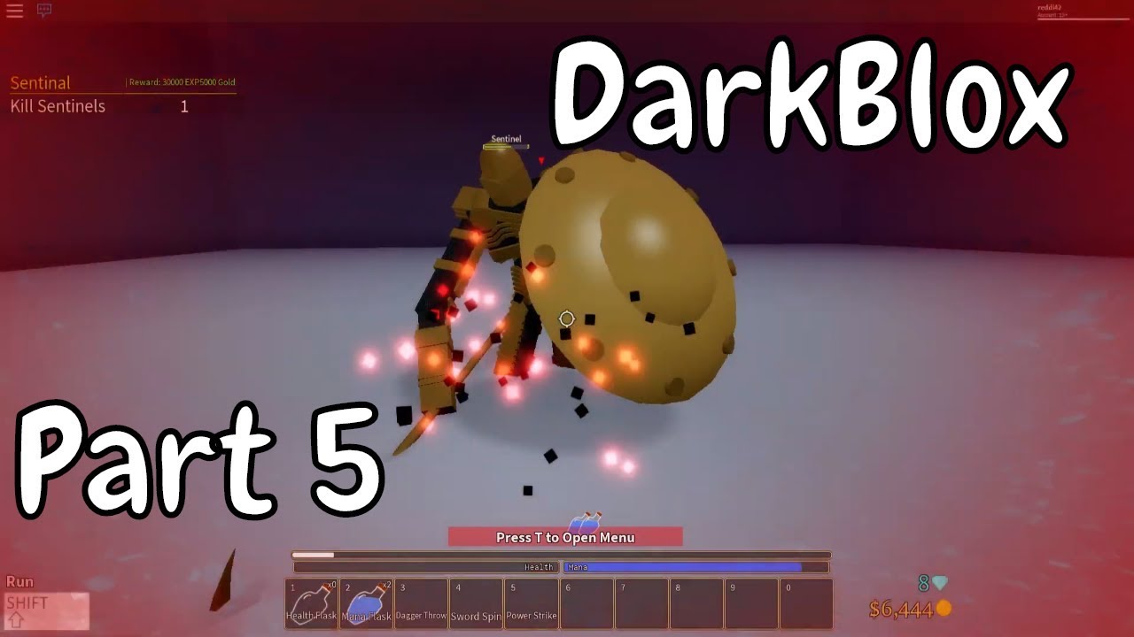 Sentinel Boss Fight | DarkBlox Playthrough Part [5] -(ROBLOX) - YouTube