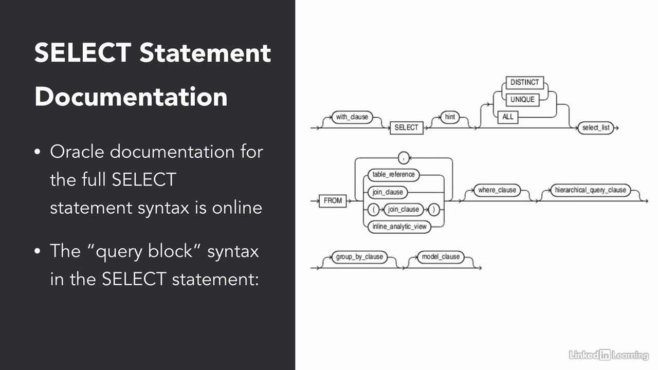 002 SELECT statement clauses - YouTube