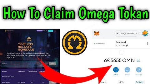 How to claim omega tokan||How to add omn in metamask||