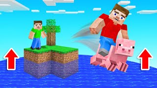 MINECRAFT Water Rises BUT You Can ESCAPE!