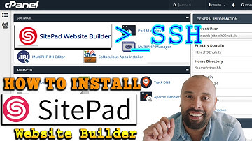 How to Install Sitepad website Builder in cPanel via SSH?