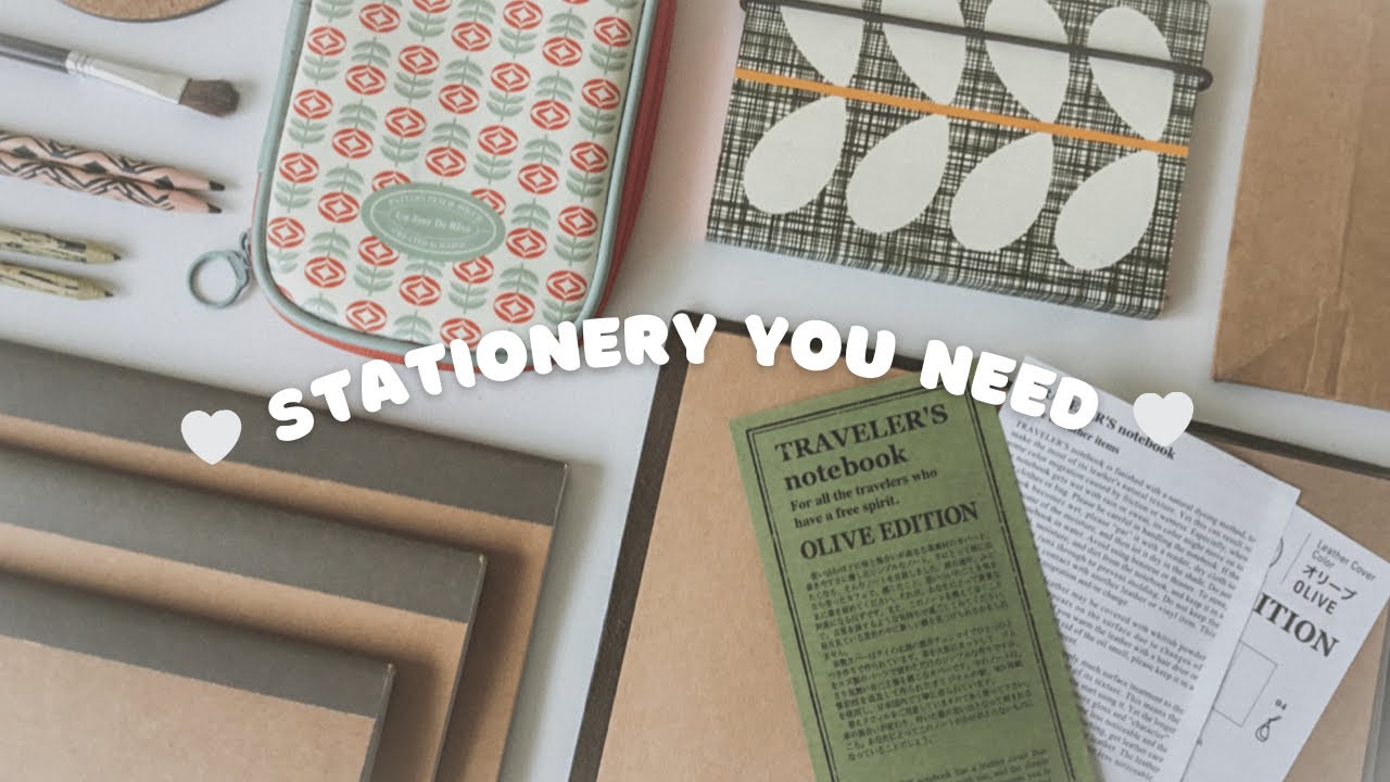 Cute stationery you NEED Traveler’s Notebook and More!! YouTube