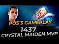 Crystal Maiden MVP by 1437 | Full Gameplay Dota 2 Replay