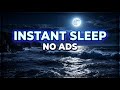Dark Beach Waves at Night — Gentle Ocean Sound for Deep Sleep (8 Hours)