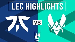 FNC vs VIT Full Highlights | LEC 2024 Winter | Fnatic vs Team Vitality