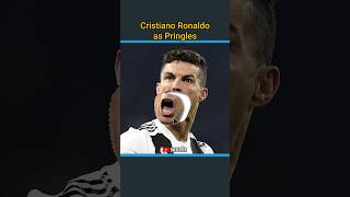 Cristiano Ronaldo + Pringles. #celebrity #football #soccer #meme #funny