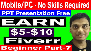 How To Make Money on Fiverr Without Any Skills 2020 - Part 7 | PPT Presentation Gigs For Beginners