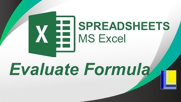 MS Excel | Evaluate Formulas