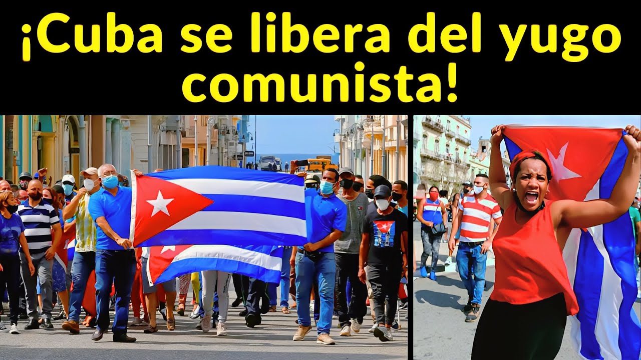 LOS CUBANOS TOMAN LA SEDE DEL PARTIDO COMUNISTA.