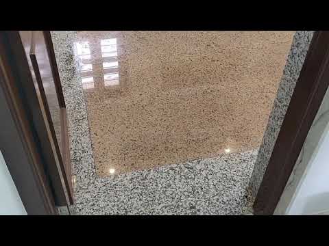 Granite की flooring ओर staircase ओर railling की design ओर