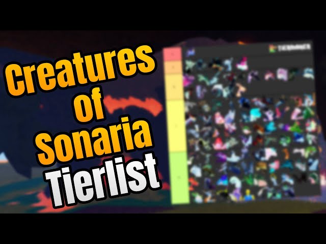 Creatures of sonaria Tier list 