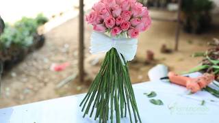 Elegant Pink Roses Bunch - Training video