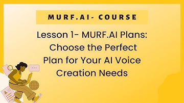 MURF.AI Plans: Choose the Perfect Plan for Your AI Voice Creation Needs