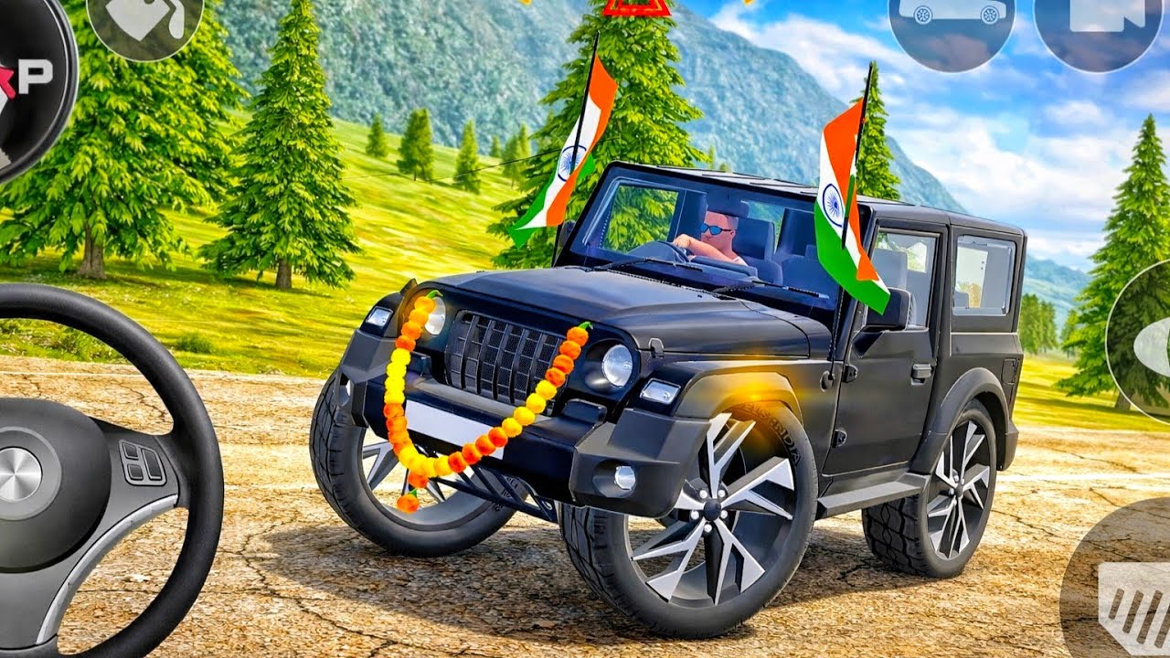 Modified Mahindra Thar😈Games:Indian Black Thar (Gadi Wala Games) Car Game Android Game - #2026