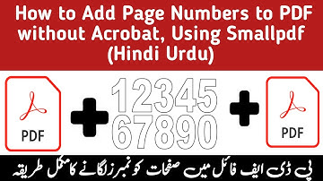 How to Add Page Numbers to PDF without Acrobat, Using Smallpdf