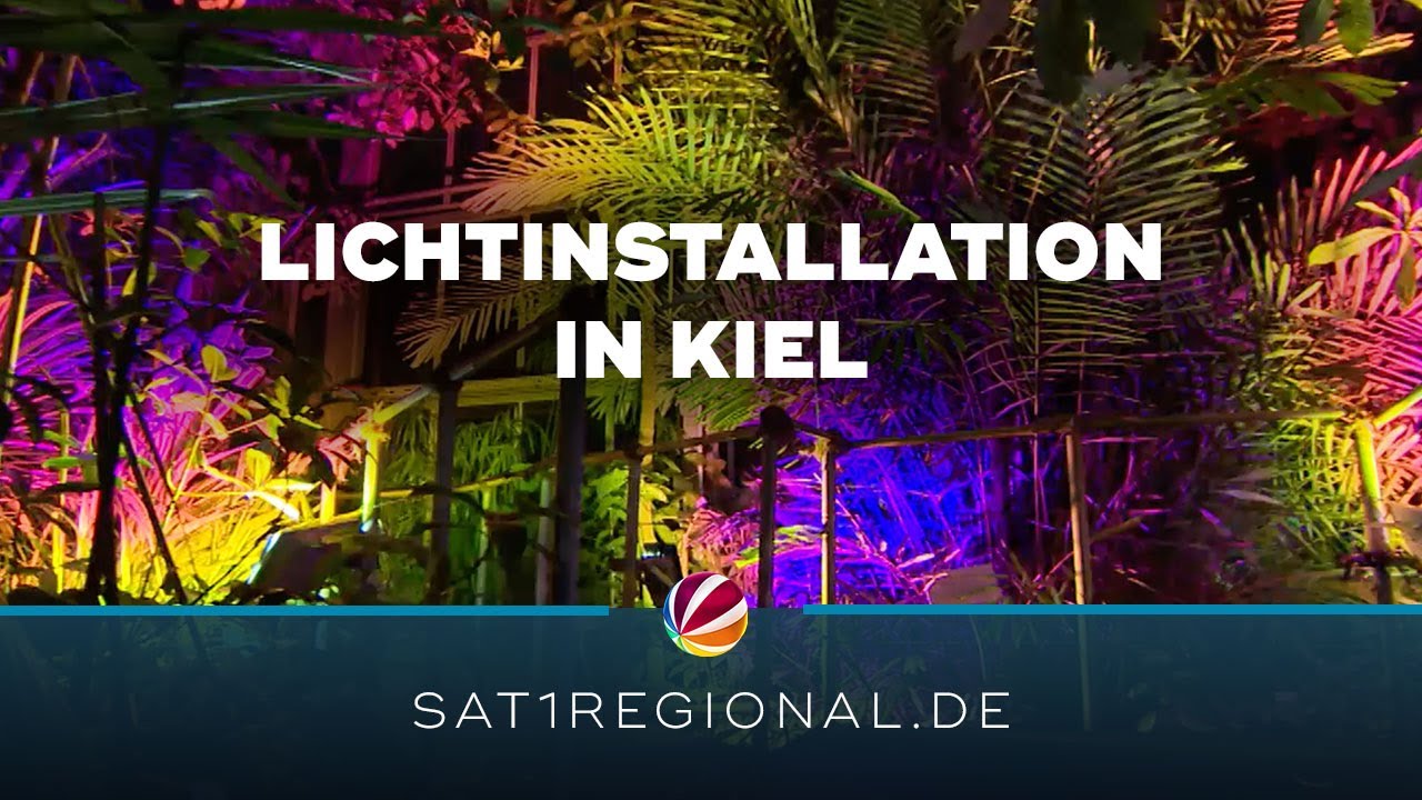 "Nocturnalis": Lichtinstallation im Botanischen Garten Kiel