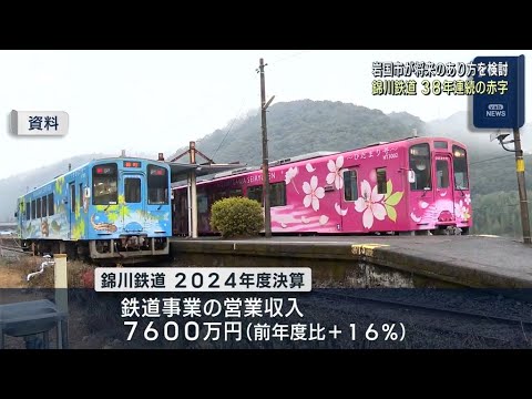 山口】岩国市 錦川鉄道 38年連続の赤字 - YouTube