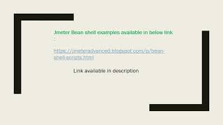 JMeter Advanced : JMeter Bean shell scripts   #Jmeter #JMeterAdvanced #InterviewQuestions