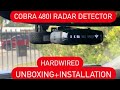 Cobra RAD 480i Radar Detector unboxing and installation