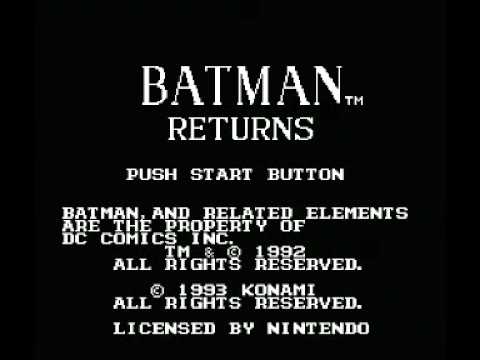 Batman Returns (NES) Music - Stage Theme 1 - YouTube