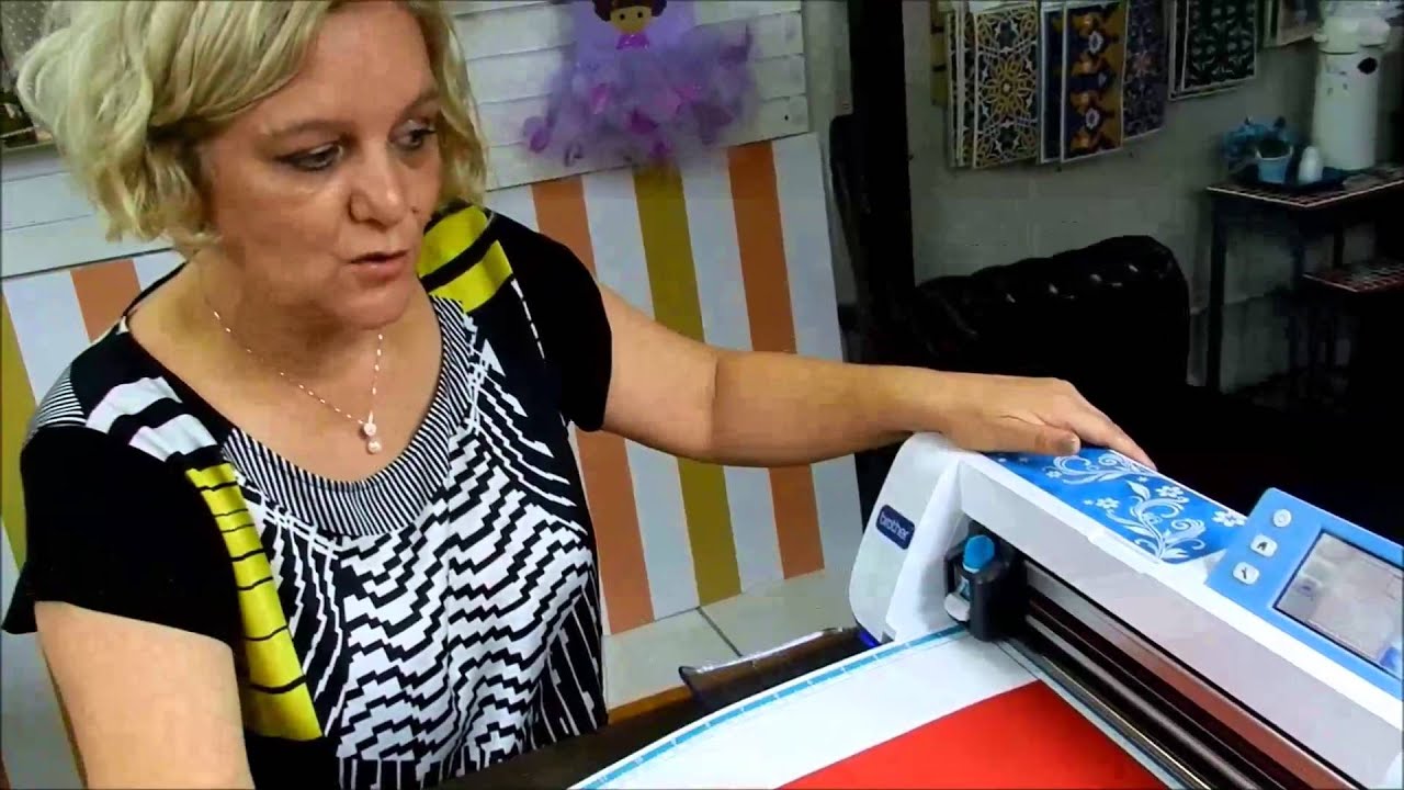 Corte Tecido Fast Patch na ScanNcut - Pano de Copa Tomate