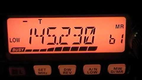 Amateur (HAM) Radio - Metrolina 2 Meter Emergency Net, W4BFB, Charlotte, NC with Yaesu FT-2900r