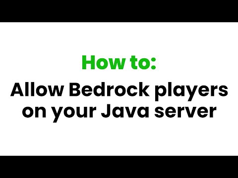 How to: Allow Bedrock players on your Java server (GeyserMC)