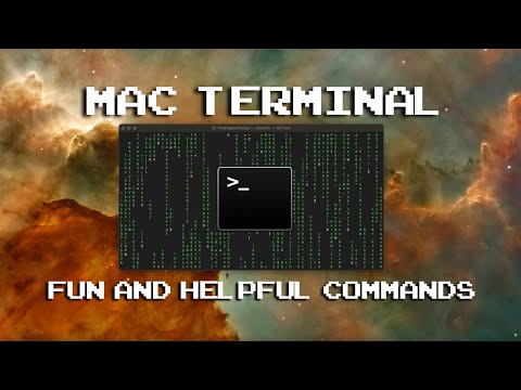 OSX Big Sur Mac Terminal Commands zsh with TIMESTAMPS - Helpful and fun Terminal commands!