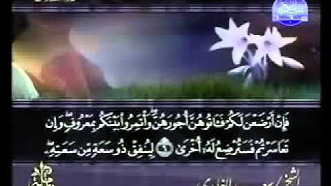 ختمة الشيخ سعد الغامدي 65 سورة الطلاق