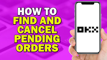 How To Find And Cancel Pending Orders On OKX (Quick Tutorial)