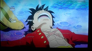 Luffy sleep [Animated Dynamic Theme]
