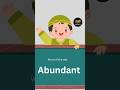 abundent Means?