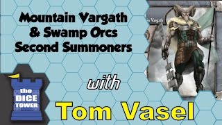 Summoner Wars: Mountain Vargath and Swamp Orcs Second Summoner Review - with Tom Vasel