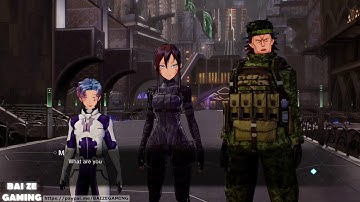 Sword Art Online Fatal Bullet 44   Kirito Mode! Pitohui and M Cutscenes!