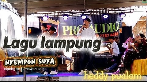 LAGU LAMPUNG NYEMPON SUYA||Cipt:bg sopi/mawan salba_cover heddy pualam @ZpproOfficial 