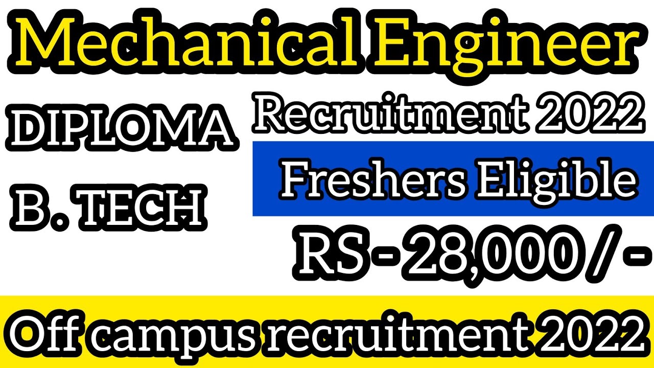 mechanical jobs | graduate jobs | Private Company Job vacancy 2022 | job vacancy 2022