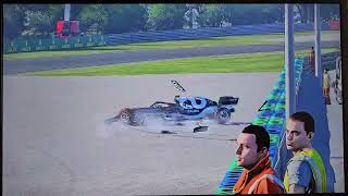 Pierre Gasly realistic crashes at Budapest 