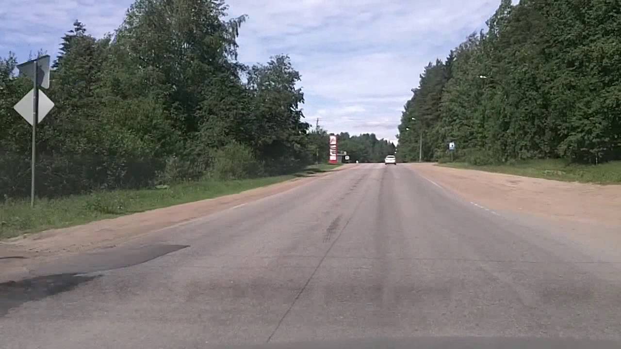 Выборгское шоссе: Огоньки - Красносельское - YouTube