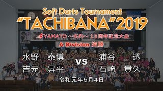 Soft Darts Tournament "TACHIBANA" 2019 A Division 決勝 screenshot 1