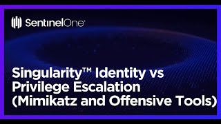 Singularity™ Identity vs Persistent and Remote Access Tools