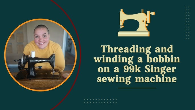 How to Thread a Vintage Singer Sewing Machine 1920s 1930s 1940s