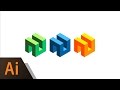 Illustrator Beginner Tutorial: Abstract Cube Logo