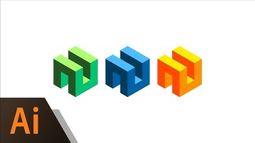 Illustrator Beginner Tutorial: Abstract Cube Logo