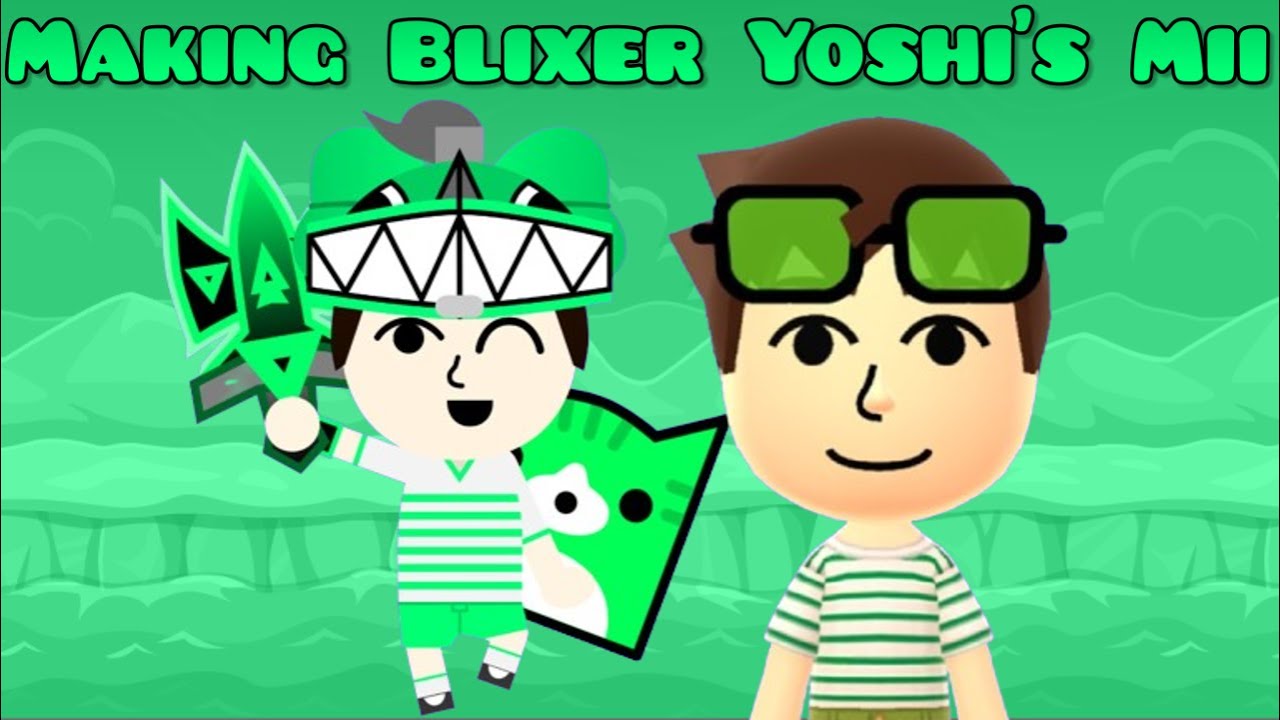 BIRTHDAY SPECIAL] How to make Blixer Yoshi's Mii form | Miitopia x