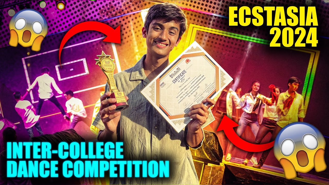 Dance💃Performance at College Fest 🥹🔥🏆| College Fest Dance | UEM KOLKATA | Zaid khan stunts