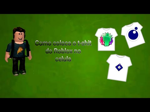 Tutorial de como bota t-shirts no roblox do celula - YouTube