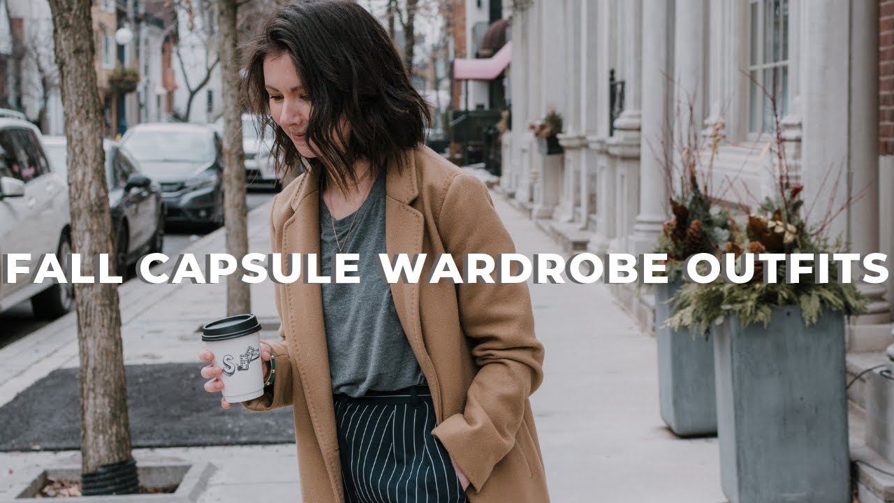 16 CASUAL FALL OUTFITS USING ONLY 10 WARDROBE BASICS  🍂 | 2019 (vertical)