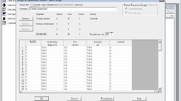 Statgraphics DOE Step 3 - Select Design using the DOE Wizard